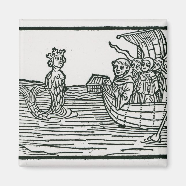 Imán San Brendan y la sirena (Frente)