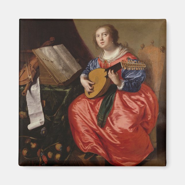 Imán San Cecilia (aceite sobre lienzo) (Frente)