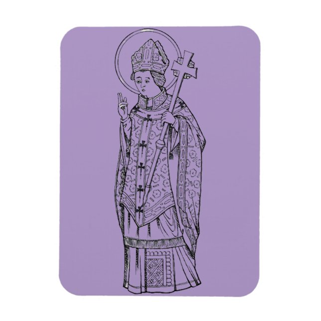 Imán San Deiniol Abad y Obispo (Vertical)