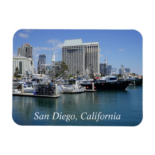 Imán San Diego, California (Horizontal)