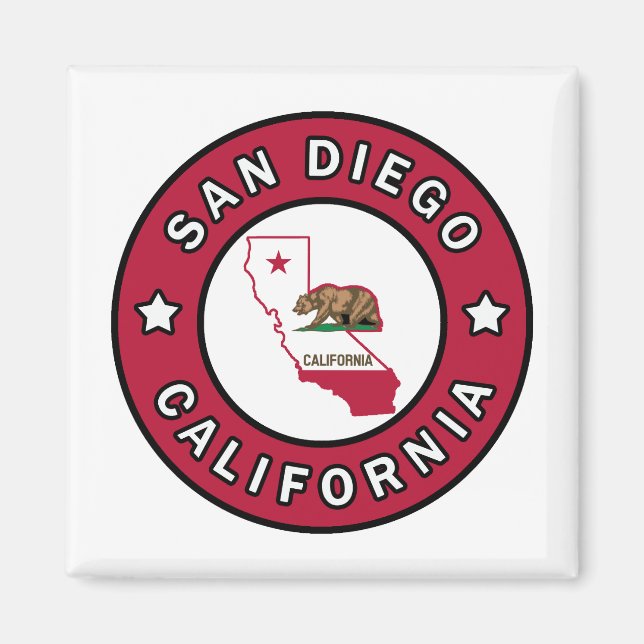 Imán San Diego California (Frente)