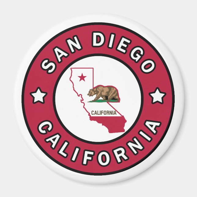 Imán San Diego California (Frente)