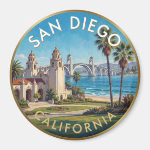 Imán San Diego California Viajes Costeros
