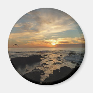 Imán San Diego Sunset I California Seascape