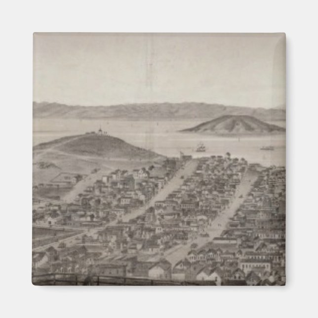Imán San Francisco, 1862 de Russian Hill (Frente)