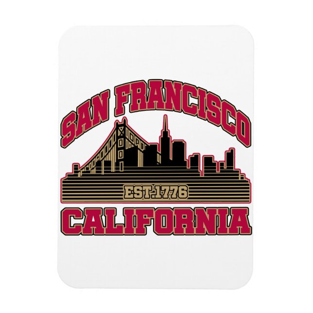 Imán San Francisco, California (Vertical)