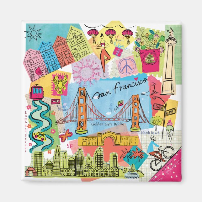 Imán San Francisco, California (Frente)