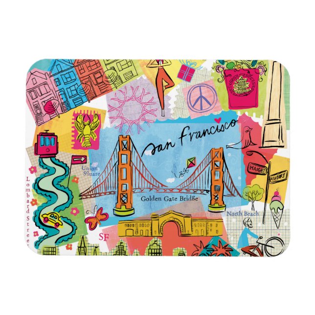 Imán San Francisco, California (Horizontal)