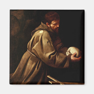 Imán San Francisco en oración (cristiana) (Caravaggio)
