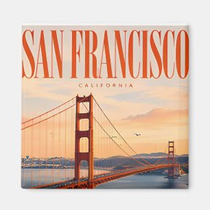 Imán San Francisco Golden Gate Ciudad de la Bahía Viaje