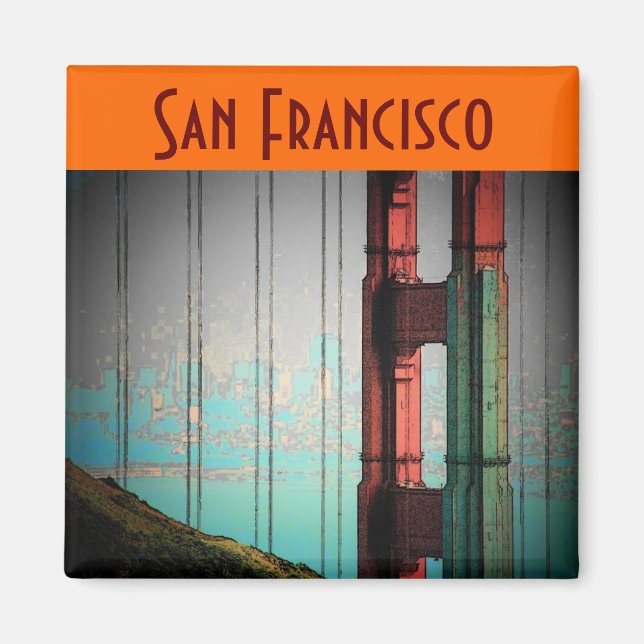 Imán San Francisco Magnet - Personalizado (Frente)