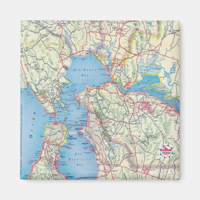 Imán San Francisco y alrededores (Frente)