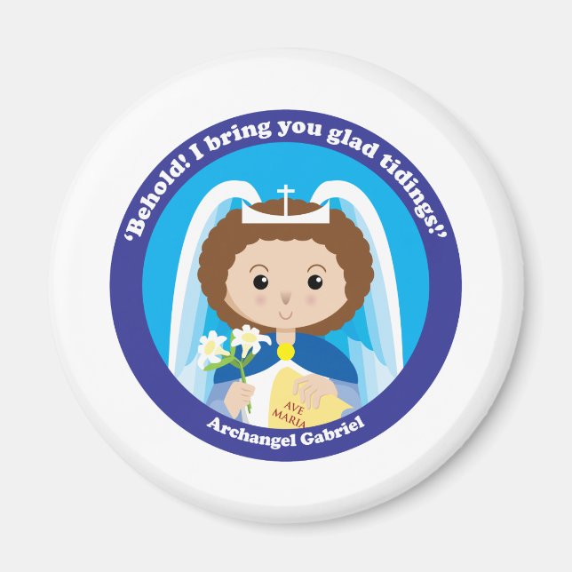 Imán San Gabriel el Arcángel (Frente)