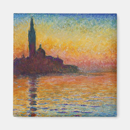 Imán San Giorgio Maggiore en Dusk (por Claude Monet)
