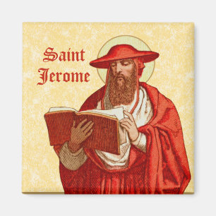Imán San Jerónimo como Cardenal con Libro (P 004)
