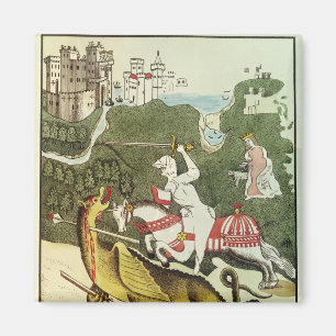 Imán San Jorge y el dragón