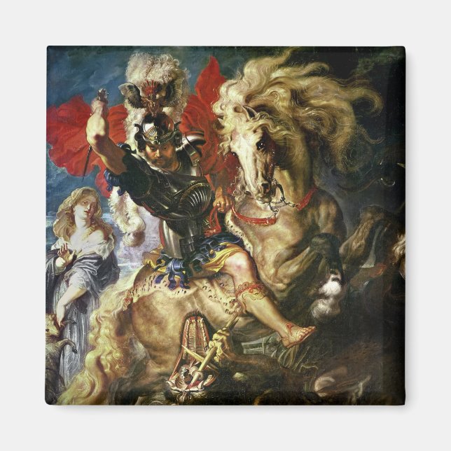 Imán San Jorge y el Dragón, c.1606 (Frente)