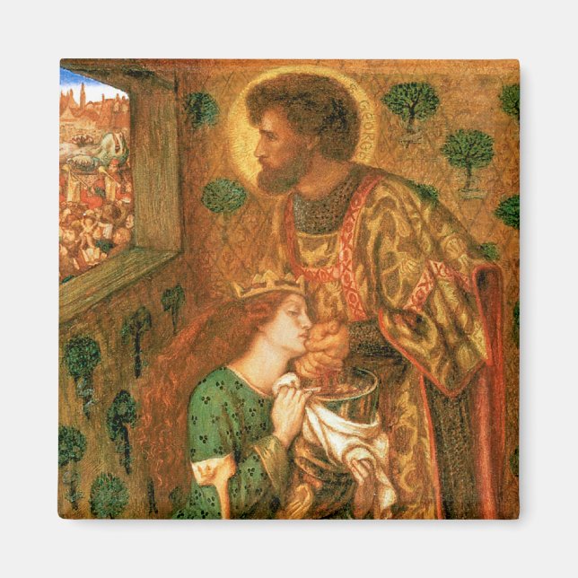 Imán San Jorge y la Princesa Sabra (Frente)
