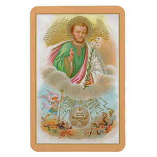 Imán San José de una "tarjeta de peregrinación" (B 01)