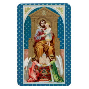 Imán San José, Niño Jesús, Ángeles con Maqueta del Vati