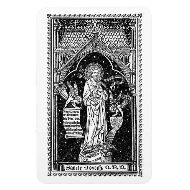 Imán San José, Patrono de la Iglesia (DT 01) (Vertical)