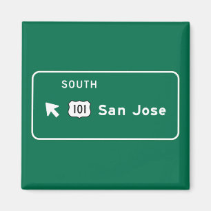 Imán San José, Rótulo de Carretera CA