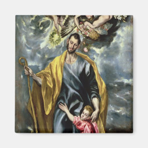 Imán San José y el niño de Cristo, 1597-99