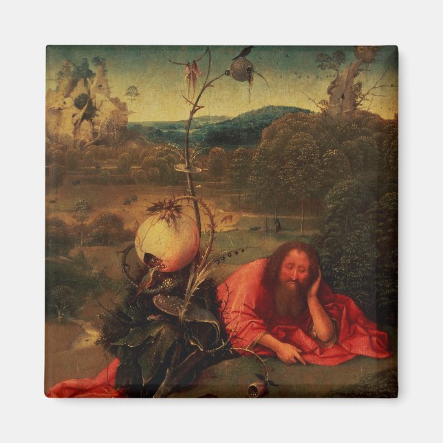 Imán San Juan Bautista en Meditación (Frente)