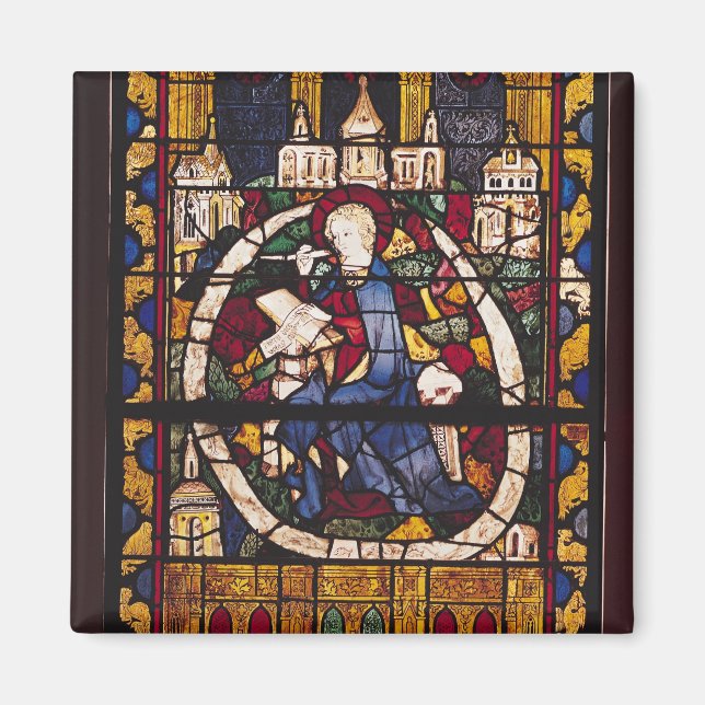 Imán San Juan el Evangelista escribiendo el Apocalipsis (Frente)