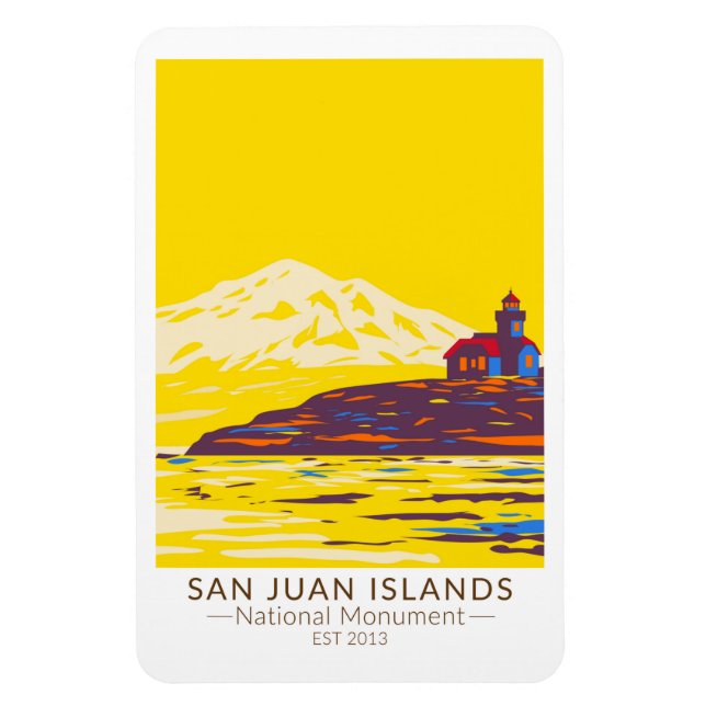 Imán San Juan Islands National Monument Washington  (Vertical)