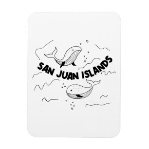 Imán San Juan Islands Whales
