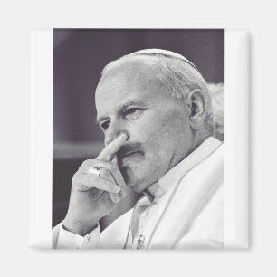 Imán San Juan Pablo II El Gran Comunicador Arte Fino