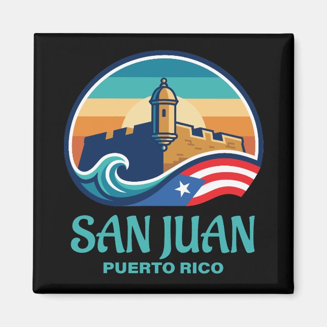 Imán San Juan Puerto Rico (Frente)