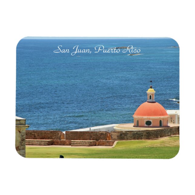 Imán San Juan, Puerto Rico, fotografía, Caribe (Horizontal)