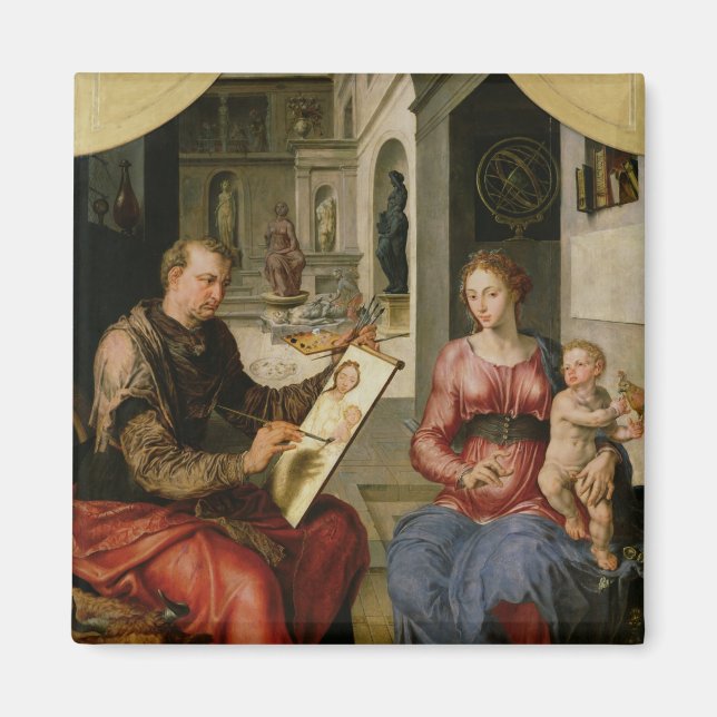 Imán San Lucas pintando la Virgen, c.1545 (Frente)
