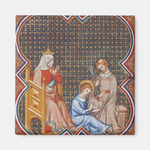 Imán San Luis IX de Francia Patrono de Reyes Arte