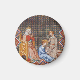 Imán San Luis IX de Francia Patrono de Reyes Arte