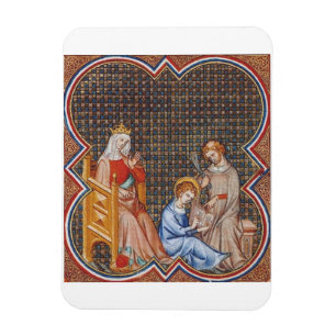 Imán San Luis IX de Francia Patrono de Reyes Arte