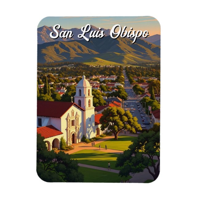 Imán San Luis Obispo  California (Vertical)