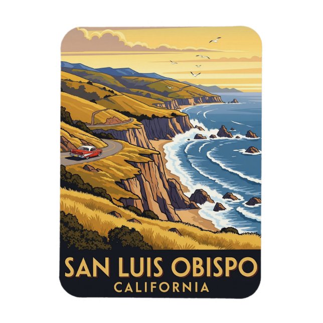 Imán San Luis Obispo California (Vertical)