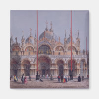 San Marco, Venecia, grabado por Brizeghel (litho)