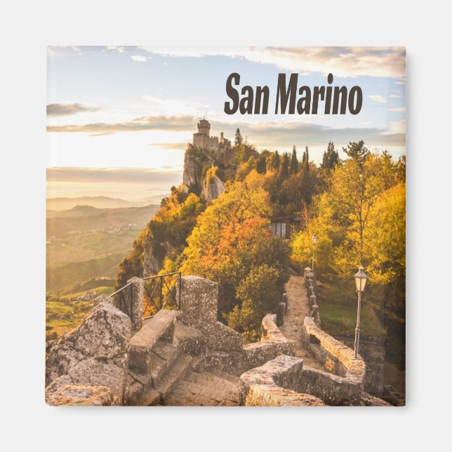 Imán San Marino Europa Tres Torres (Frente)