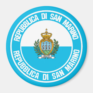 Imán San Marino Round Emblem