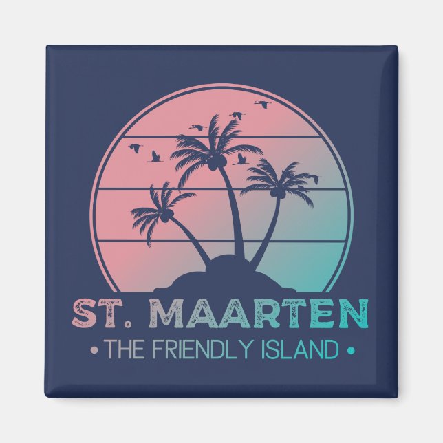 Imán San Martín | Gradiente Sint Martin Retro (Frente)