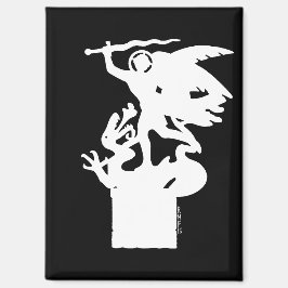 Imán San Miguel y Dragón (en blanco)