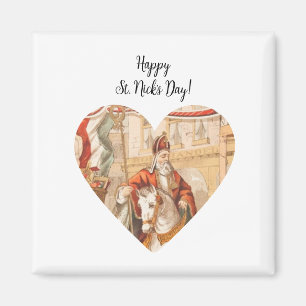 Imán San Nicolás Corazón Sinterklaas Día de San Nick