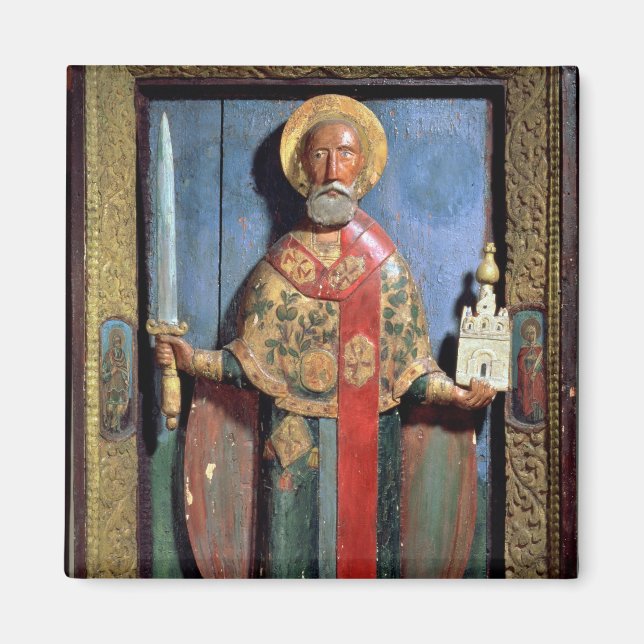 Imán San Nicolás de Mozhaisk, escuela de Yaroslavl (Frente)