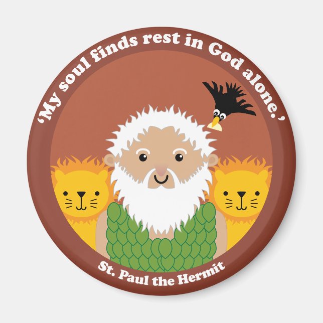Imán San Pablo el ermitaño (Frente)