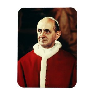 Imán San Papa Pablo VI jefe de la Iglesia católica 