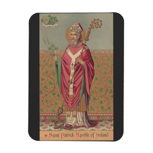 Imán San Patricio Apóstol de Irlanda (Vertical)